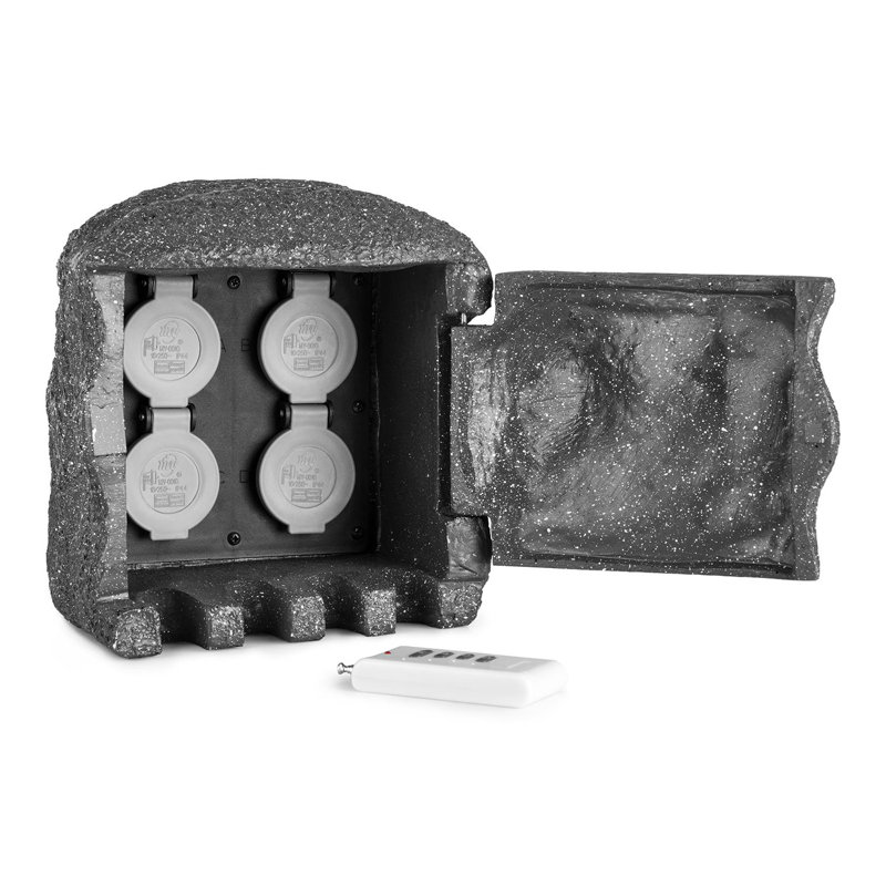 Power Rock Wall Mount and Remote Combo Socket, 5m