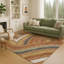Tapis mid-century moderne lavable à la machine intérieur / extérieur Chantille ACN2467-700894224-700894235