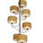 Sequoia 14 - Light Steel Dimmable Chandelier