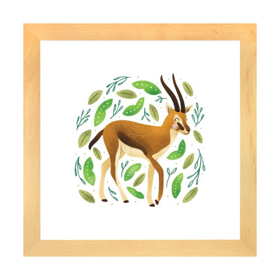Safari Cuties Gazelle - impression d'art graphique