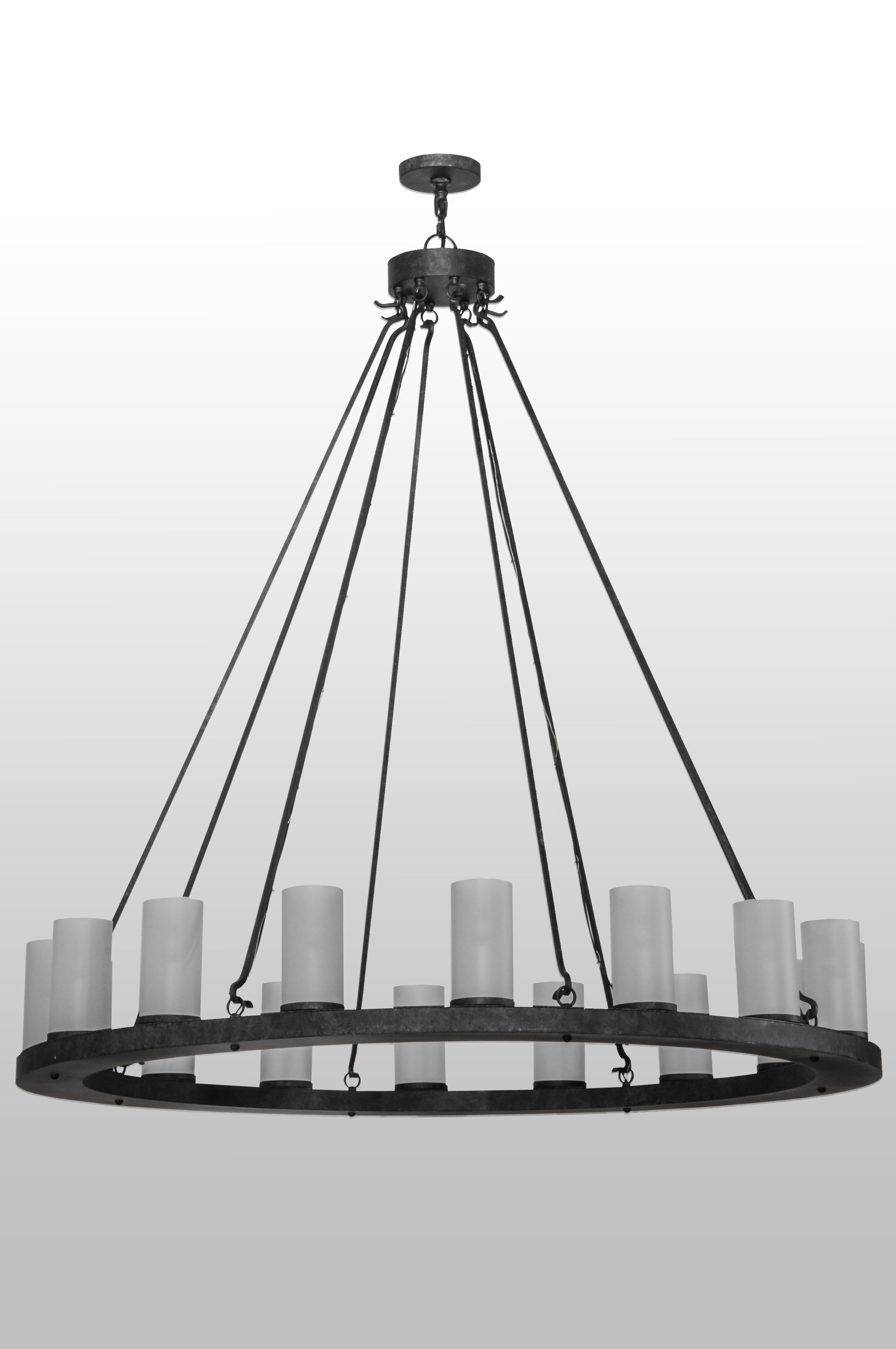 Gracie Oaks Warlo 16 - Light Shaded Wagon Wheel Chandelier | Wayfair
