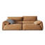 Canapé modulaire brun en polyester-62191074