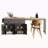74.5 Inch Kitchen Island With Extendable Dining Table , Rolling Kitchen Island On Wheels With Spice Rack And 2 Drawers, 4 Door Cabinet, For Kitchen, Dining Room (Two Packages)-646685268