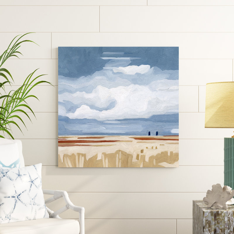 Paysage de prairie II, H 36 po x l 36 po