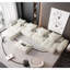 Canapé modulaire surdimensionné 8 pièces en tissu de chenille scintillant avec 8 coussins de 8,43 po Boneless-885645532