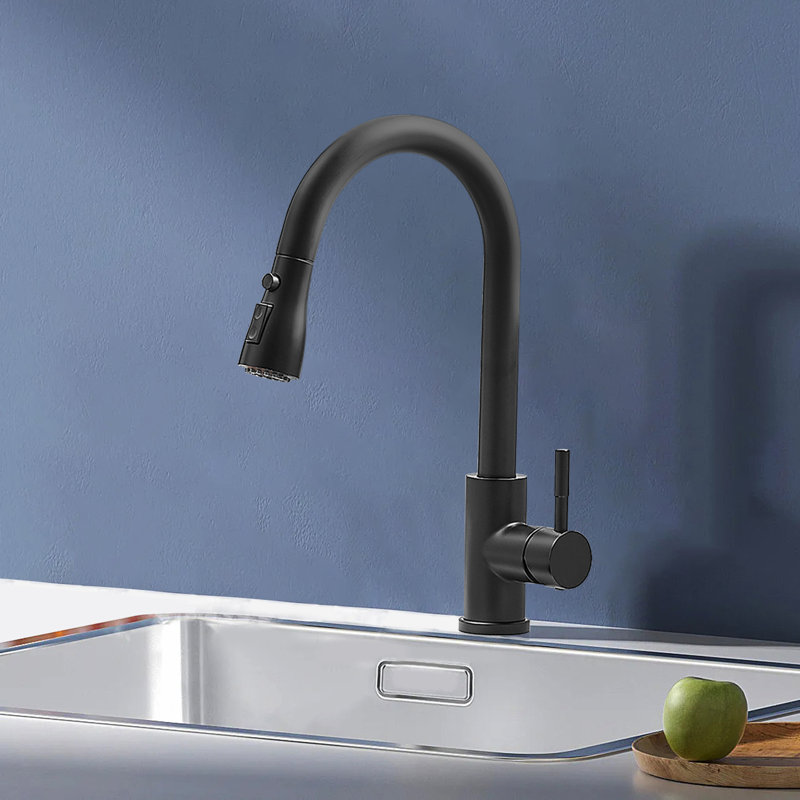 Robinet de cuisine, Noir mat