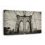 Impression sur toile, pont monochrome de Brooklyn-1644016565