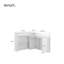 WORK CONCEPT 115Cm W L-Shape Executive Desk-81149953-81149952
