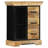 Sideboard 23.6" x 11.8" x 29.5" Solid Mango Wood