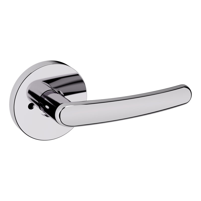 Polished Chrome Privacy Door Lever
