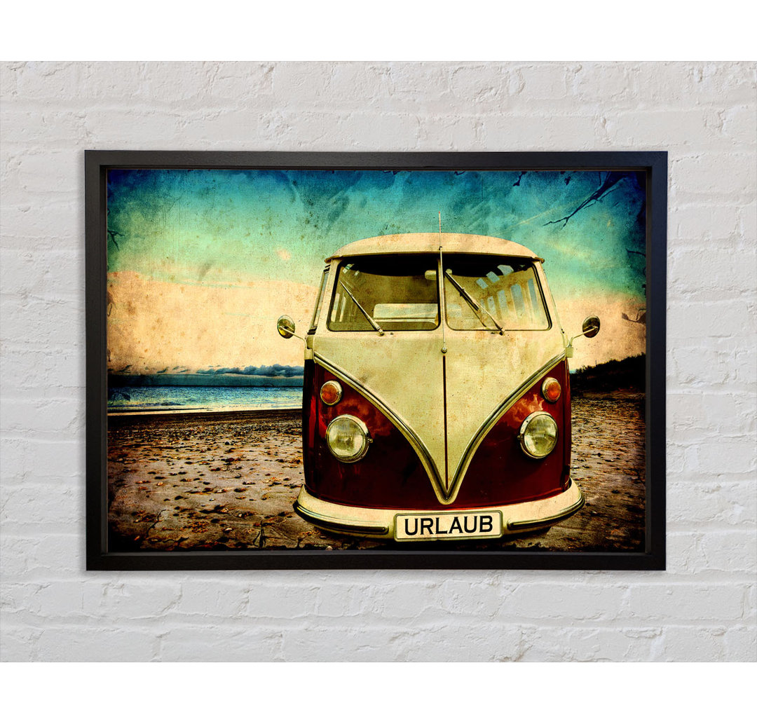 Strand VW Camper Van - Druck