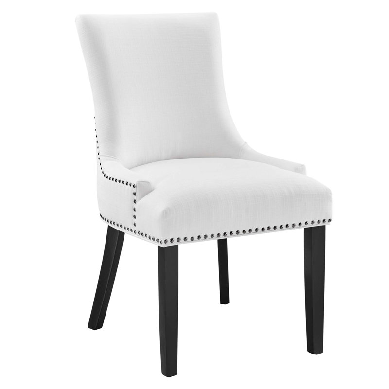 Marquis Fabric Dining Chair, White, 1