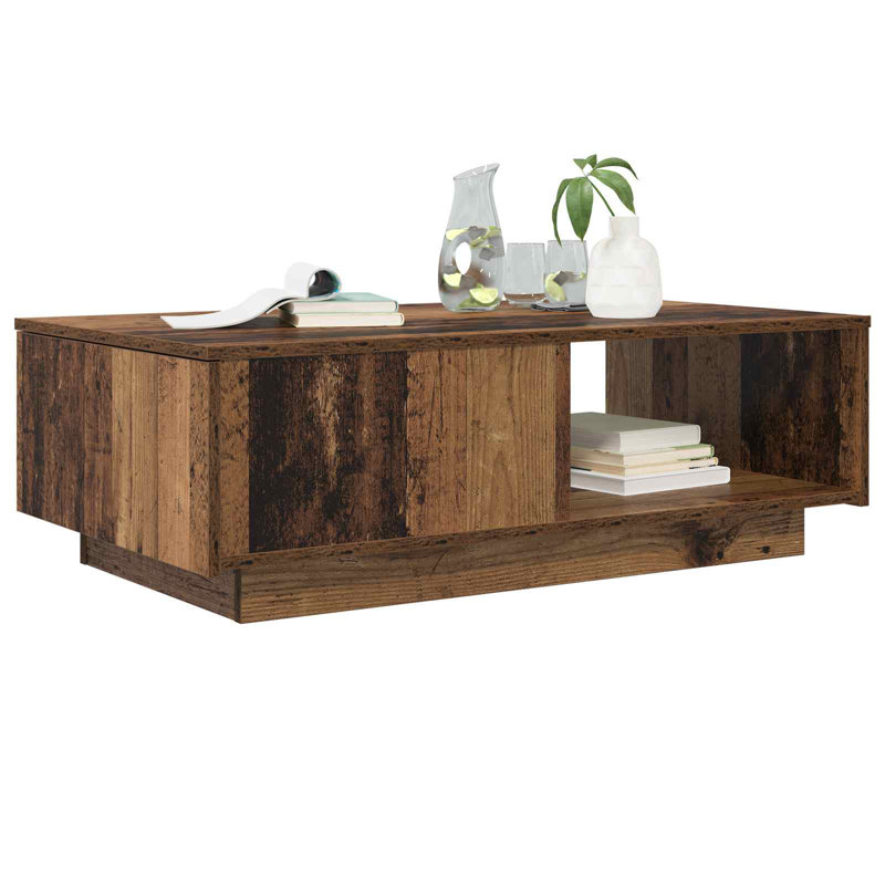 Coffee Table with Storage, Old Wood