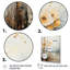 «Luethel White and Grey Brich Woods Collage III», reproduction sur toile-826095221-826095228