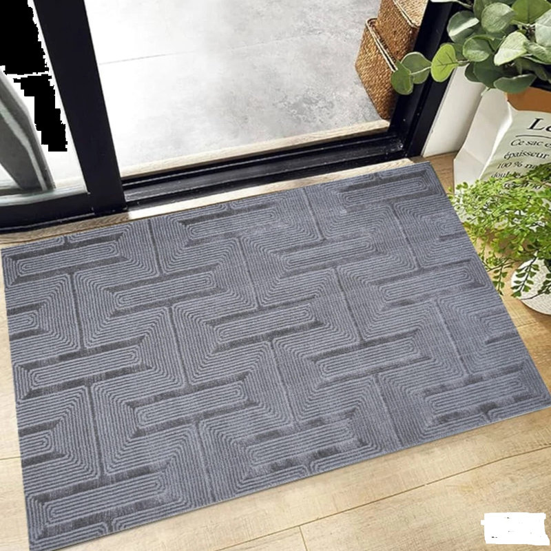 Modern Geometric Area Rug Abstract Textured Carpet For Living Room Bedroom Special Size Long Hallway Rug Floor Mats Small Door Mats