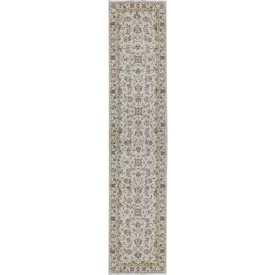 Hand-Knotted High-Quality Gray Runner