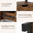 4-tier Bookshelf w/ 2 Storage Drawers Sturdy Metal Frame Anti-toppling Devices-176479674