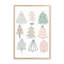 Playful Christmas Trees I Print in a Frame-106164588-106164594