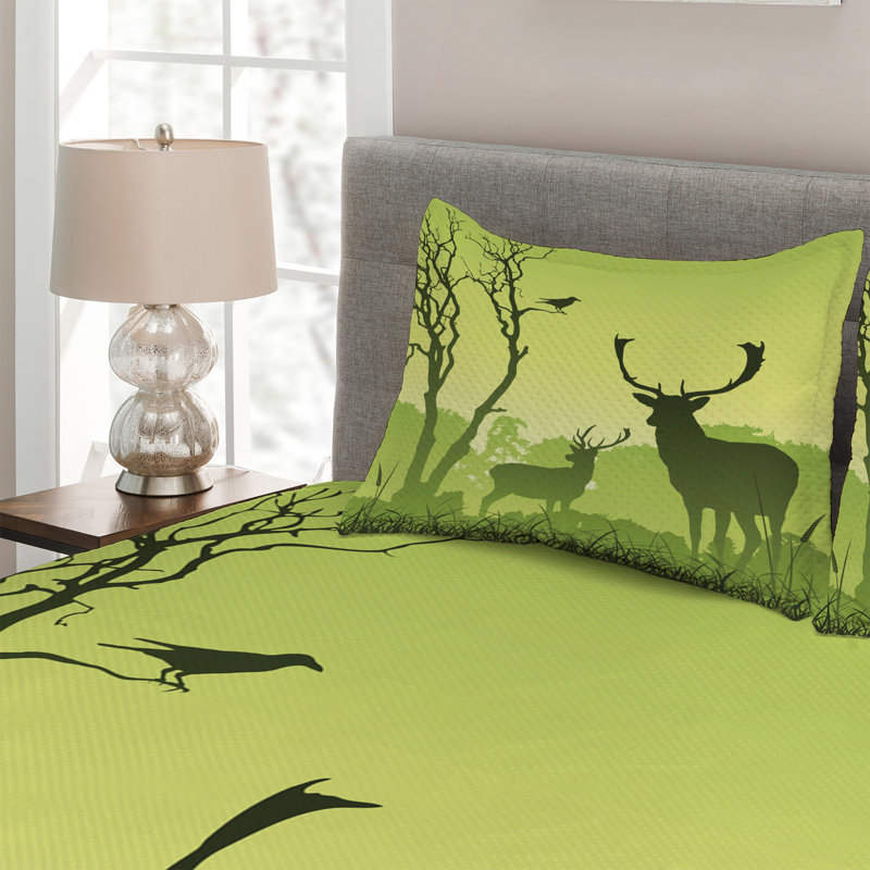 Rustic Coverlet, King Bedspread + 2 Shams