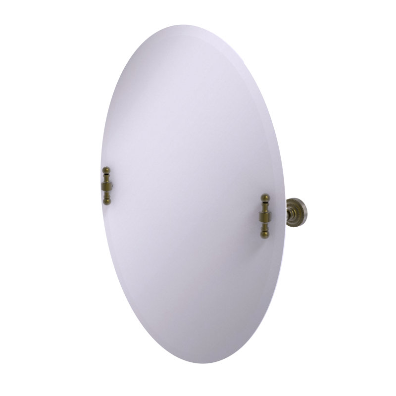 Godinez Metal Wall Mirror, Antique Brass