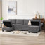 Canapé modulaire rembourré 7 pièces Zellar-1600326839