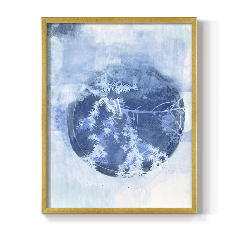 «Winter Sky», reproduction encadrée - bois massif, H 28 po x l 22 po, Or