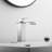 Single Hole Faucet Single-handle Waterfall Bathroom Faucet with Drain Assembly-88740463