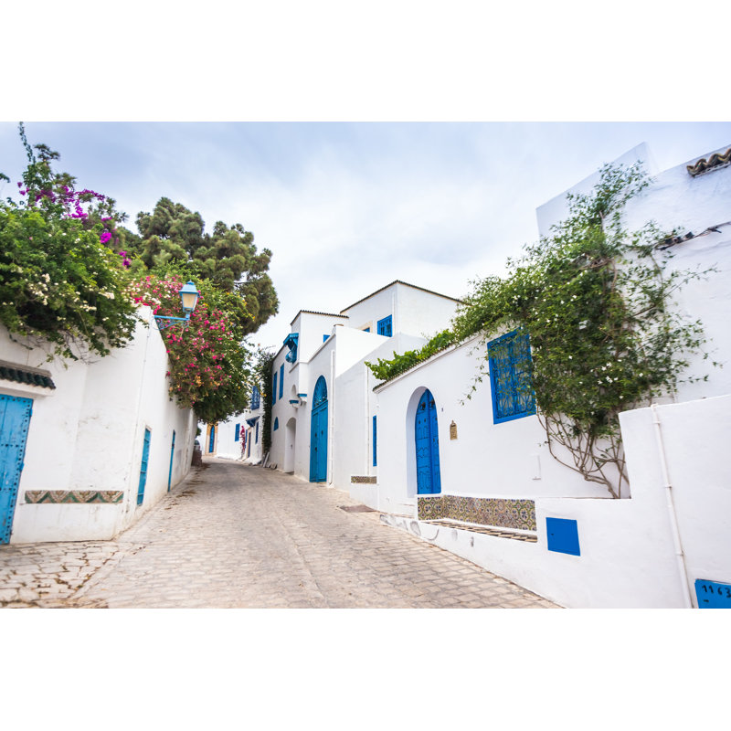 Eliaas Sidi Bou Said, Tunisie - Photographie sur toile tendue, H 8 po x l 12 po