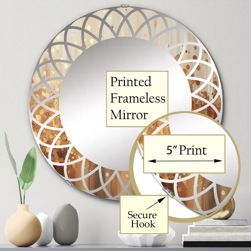 Countee Circle Mirror, 24" x 24"
