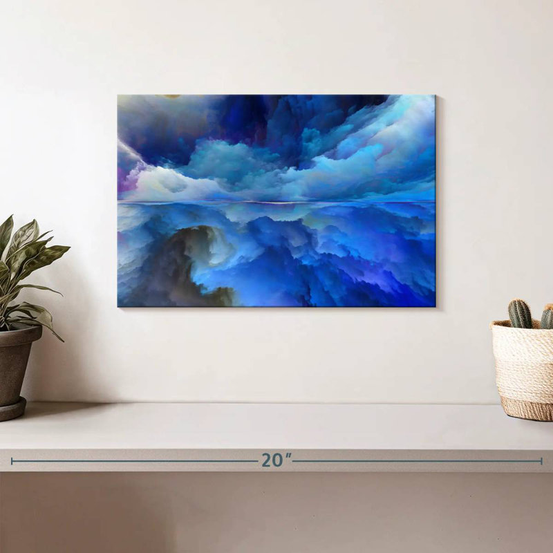 Avery Abstract Sky, 8" H x 12" W
