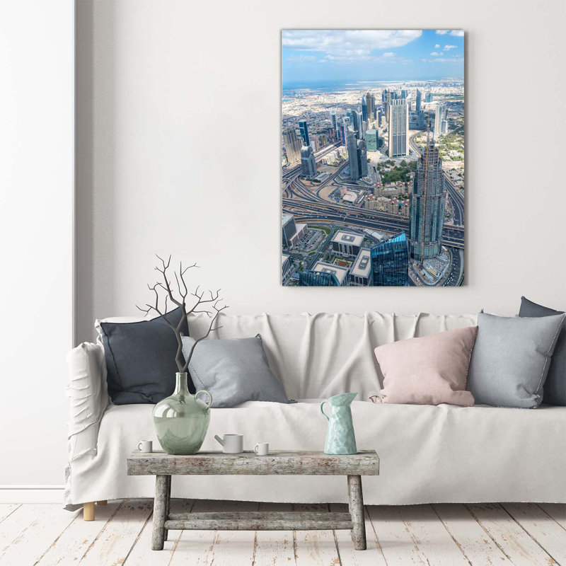 Skyscrapers - Wrapped Canvas Print