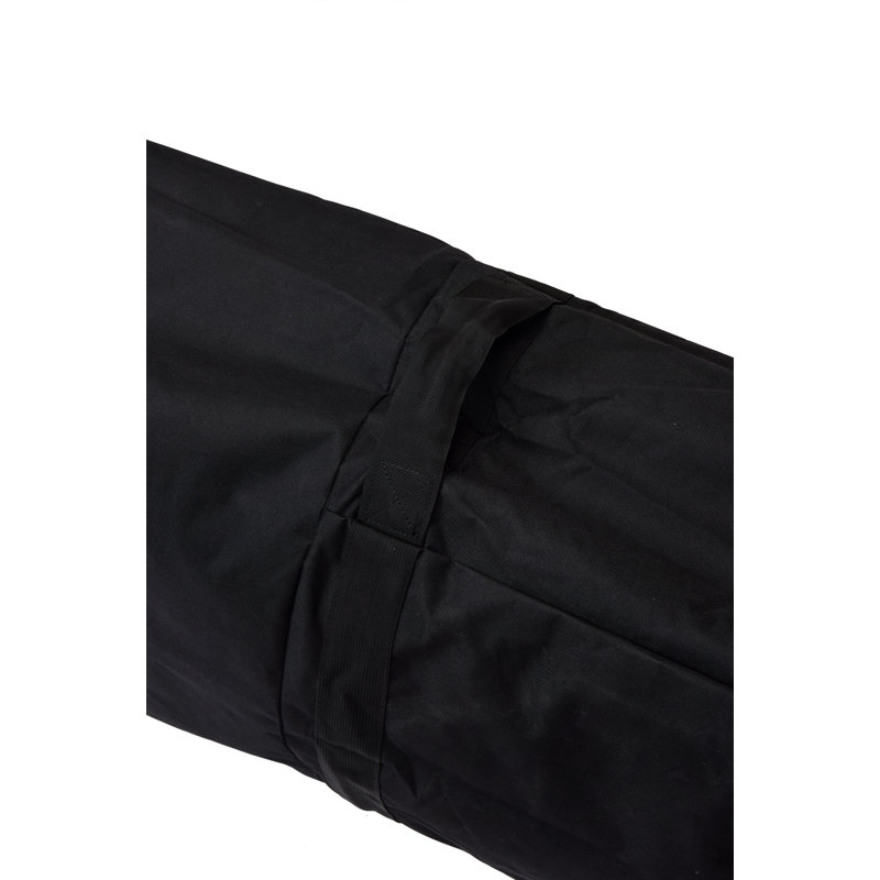 Chaises rembourrées pliantes avec sac de chaise, Noir