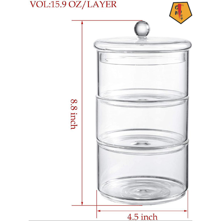 https://assets.wfcdn.com/im/49510216/resize-h755-w755%5Ecompr-r85/2330/233040603/Small+3+Tier%2FLevel+Stackable+Round+Glass+Storage+Container%2FCanister%2FOrganizer%2FApothecary+Jar+Set+With+Lid+-+Nice+For+Snack%2FCandy%2FCookie+Display+Or+Kitchen%2FBathroom+Decoration+%28Clear%29_8.8+x+4.5+x+4.5.jpg