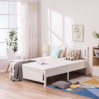 Straussview Solid Wood Slat Bed