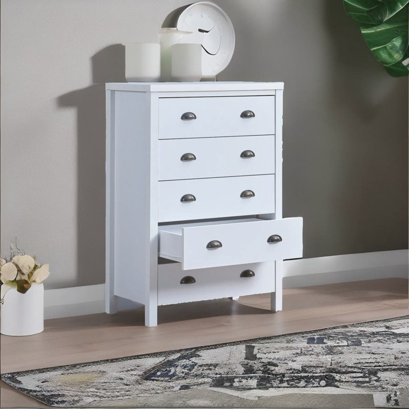 Johnique 5 Drawer Chest With Interlock