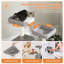Grand arbre à chat et tour de 72 pouces pour chats d'intérieur - avec poteaux à griffes recouverts de sisal, perchoirs rembourrés, condos et panier-1235352841