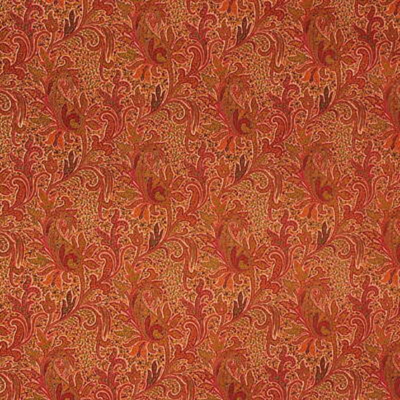 Volume I Jaipur Paisley - Coral Fabric