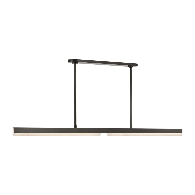 Linea LED Chandelier, Bronze