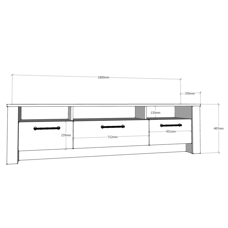 TV Stand for TVs up to 78"