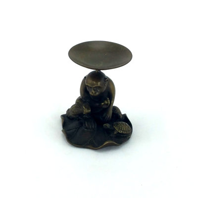 3'' H Brass Tabletop Tealight Holder