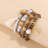 4 In1 Handmade Tree & Tassel Charms Beads Multilayer Bracelet Vintage Wrap Bracelet For Women Female-377187174