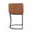 26.4" H Counter Height Bar Stools, Modern Barrel Counter Stools With Backrest And Arms,   Metal Legs, Upholstered Accent Barstools For Kitchen Island-245499120-235964615