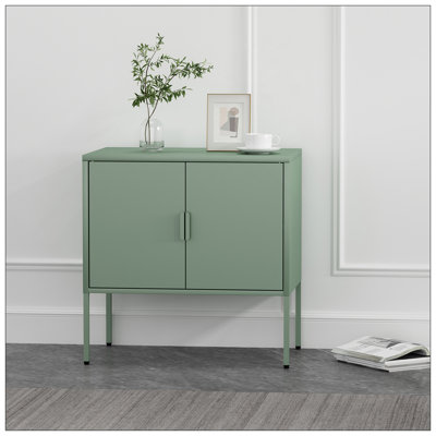 Buffet décoratif vert sauge