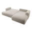 Alija 3 Seater Velvet Sofa & Chaise-160813292-160813294