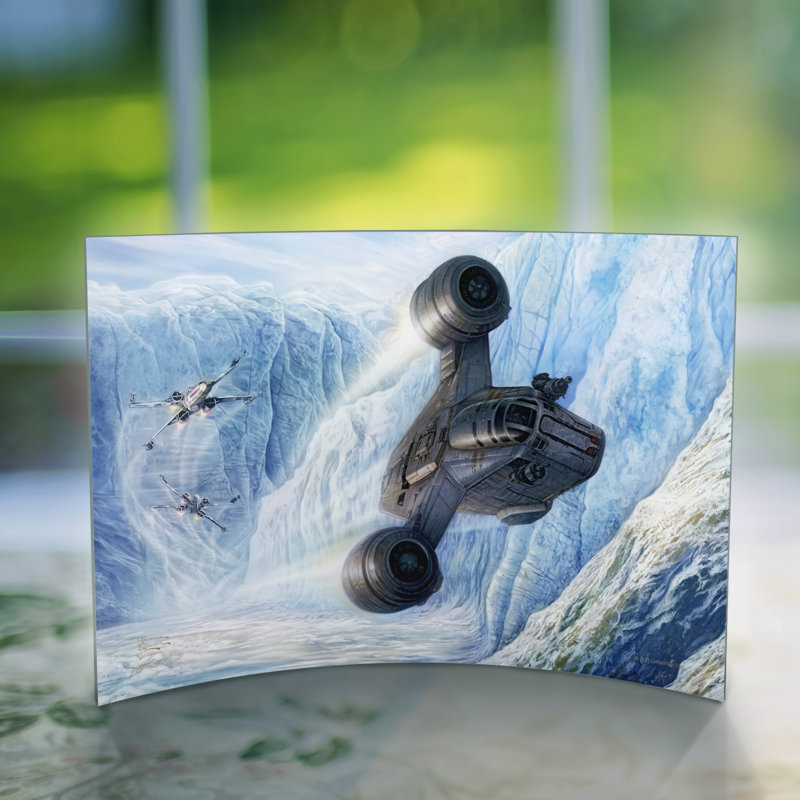 Star Wars (The Mandalorian - Cold Pursuit), impression acrylique incurvée