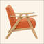 Revêtement en tissu d'ameublement en bois d'hévéa massif de 1 pièce Modern Home Furniture-2095653990