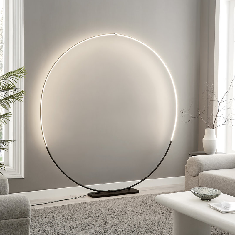 Artimizia 80'' LED Novelty Floor Lamp, Black