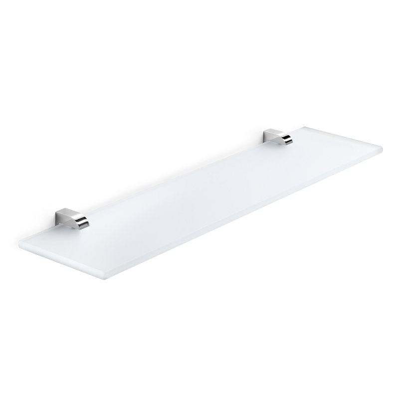 Muci Glass Bracket Shelf, 19.7" x 5"