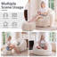 Fauteuil à billes en velours côtelé avec repose-pieds Giant-1575079433