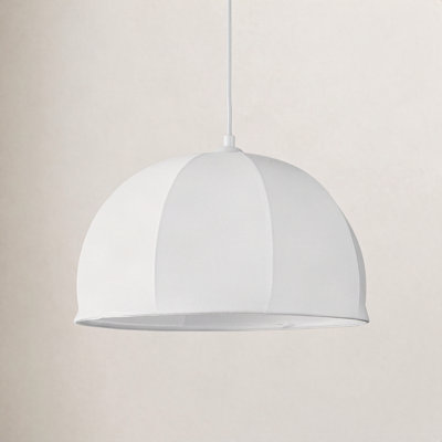 Crane Single Light Iron Dimmable Pendant